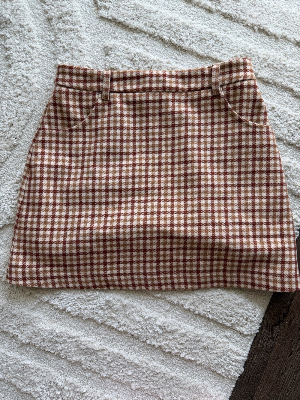 Lulus Plaid Skirt